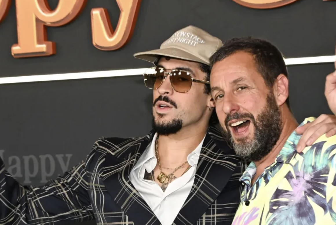 Adam Sandler elogió la actuación de Bad Bunny y Travis Kelce en “Happy Gilmore 2”